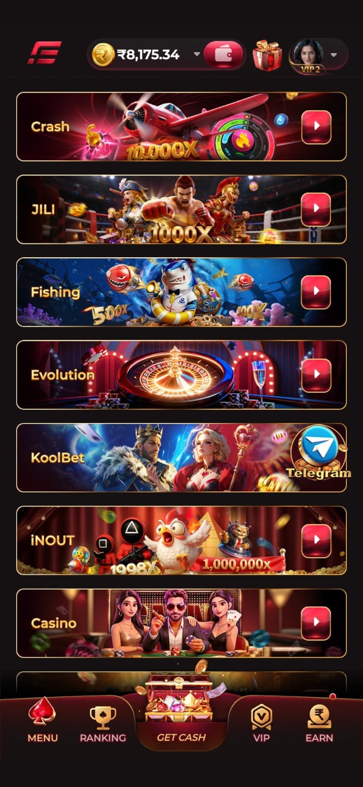 IE777 APK download screen for Android users